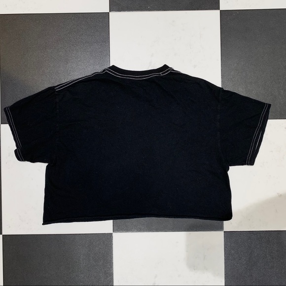 Selena Como La Flor Black Cropped Tee - Picture 5 of 5